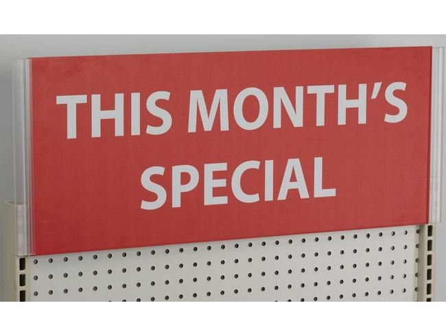 Durable Gripper Gondola Upright Header for Sign & Literature Display - Image 3