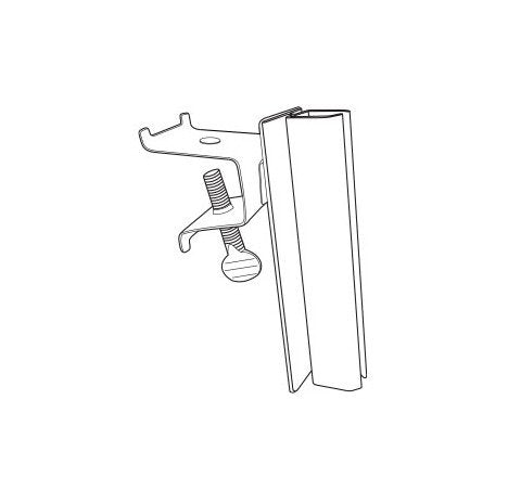 Durable Metal Hinged K-Frame Channel Mount Holder - Image 2
