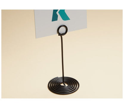 Spiral Base Card Holder - 1-3/4" Overall Height - Image 1