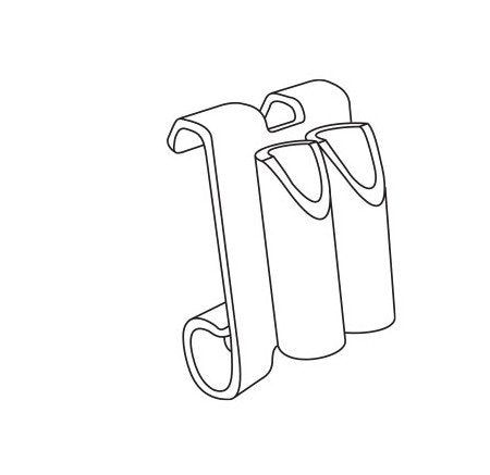 Metal Peg Hook Adapter for Wire Grids & Crossbars - Image 3