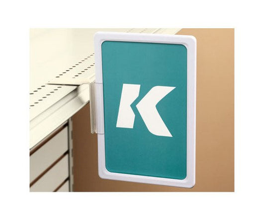 Hinged K-Frame Metal Shelf-Top Holder - Image 1