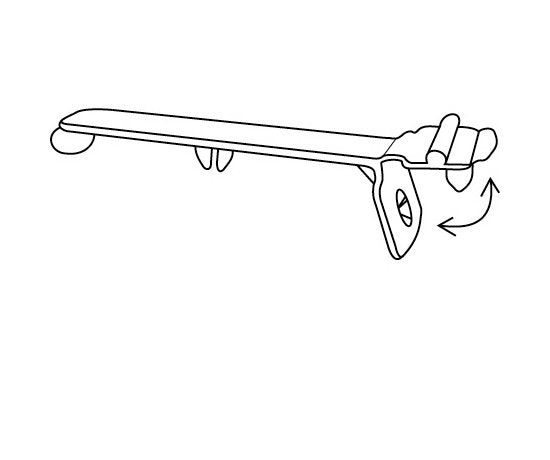 Flushmount Self-Piercing Paper Sign Holder - Image 2