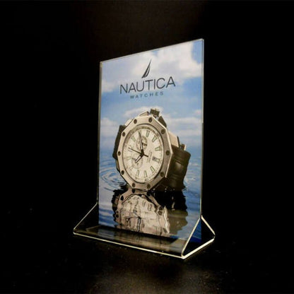 Acrylic Top Loading Display Sign Holder 4x6 - Image 1