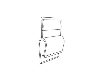 Clear PVC Sign Clip Holder - Image 2