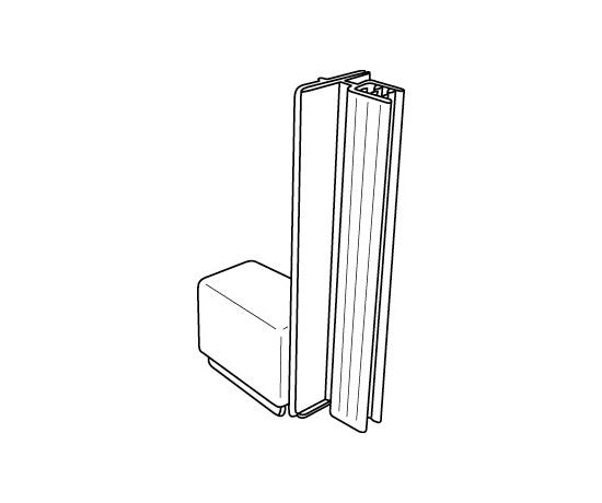 Magnetic Shelf-Top Gripper Sign Holder with Hinge .100"-.250" - Image 2