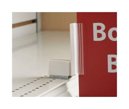 Magnetic Shelf-Top Gripper Sign Holder with Hinge .100"-.250" - Image 1