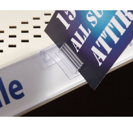 Hinged Flag Sign Holder for Info Strips - Image 1