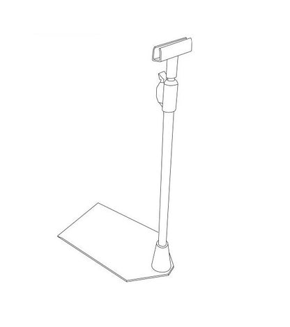 White Adjustable Stem Holder for K-Frames - Image 2