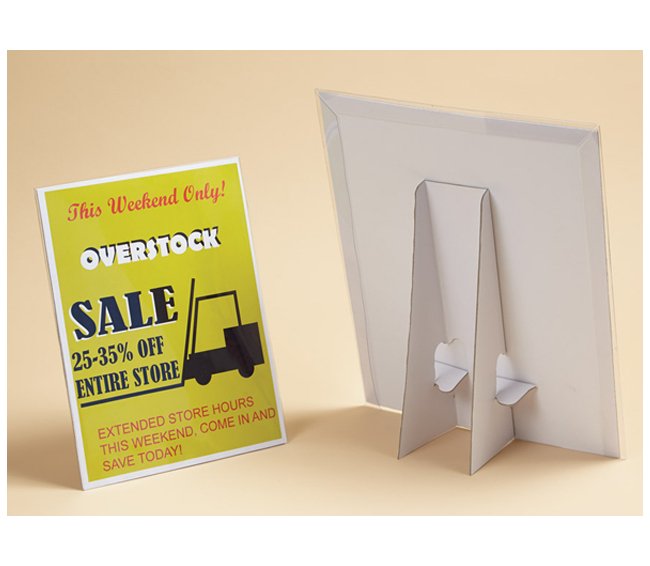 11" Easel Back Sign Holder - Image 1