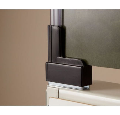 White Boot Shaped Magnetic Base Sign Holder - Image 1