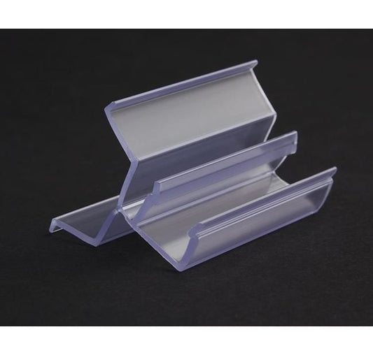 2-Inch Clear Plastic Modular Sign Frame - Image 1