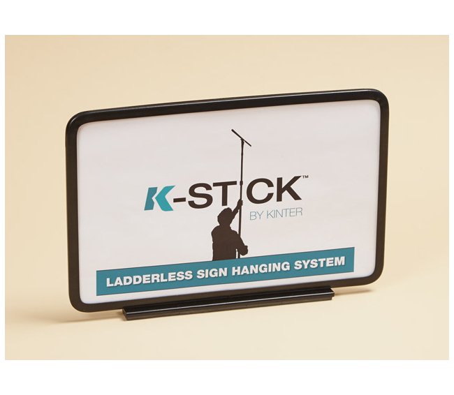 14" Magnetic Metal Sign Frame with Freestanding Design - Image 3