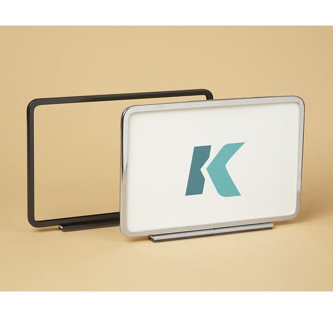 14" Magnetic Metal Sign Frame with Freestanding Design - Image 1