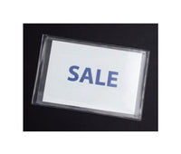 Clear Vinyl Sign Pouch with Side Opening
