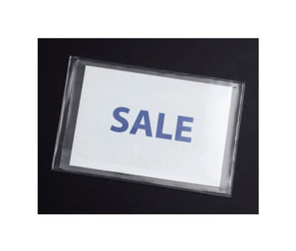 Clear Vinyl Sign Pouch with Side Opening - Image 1