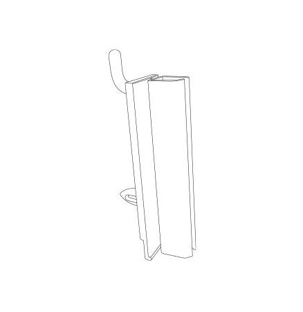 Hinged K-Frame Pegboard Holder with Snap-On Adapter - Image 2