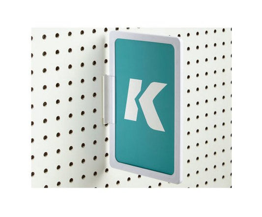 Hinged K-Frame Pegboard Holder with Snap-On Adapter - Image 1