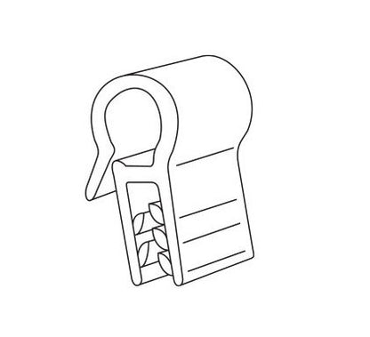Flush Sign Holder Gripper Wire, 1/2" Length - Image 2