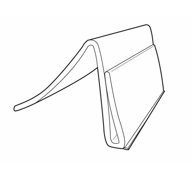 Clear PVC Crystal Easel Card Holder - Image 2