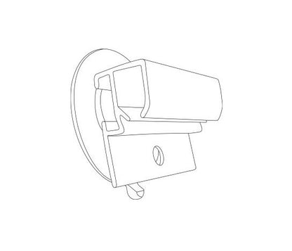 Flush Mount K-Frame Suction Cup Holder - Image 2