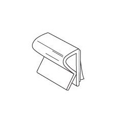 Wire Fixture Adhesive Clip 0.300" I.D., 1.00" H - Image 2