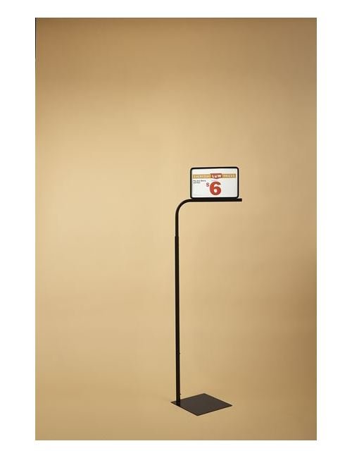 Adjustable Floor Stand with Welded Top Sign Holder - Image 3