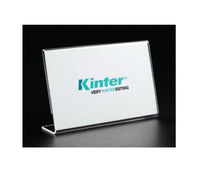 Acrylic Slantback Sign Holder - 5-1/2" Sign Height