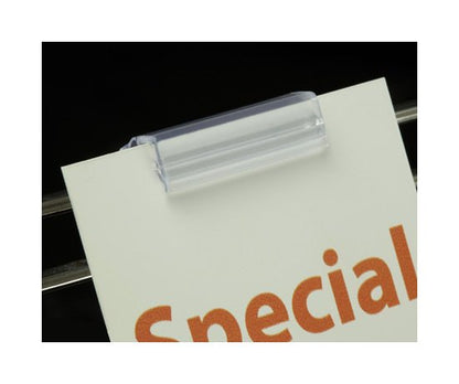 Wire Sign Holder with Gripper Hinged Design - Image 1