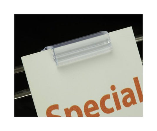 Wire Sign Holder with Gripper Hinged Design - Image 1