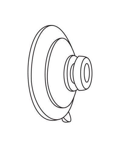 Premium Mushroom Head Suction Cup - 2-1/2" Diameter - Image 2