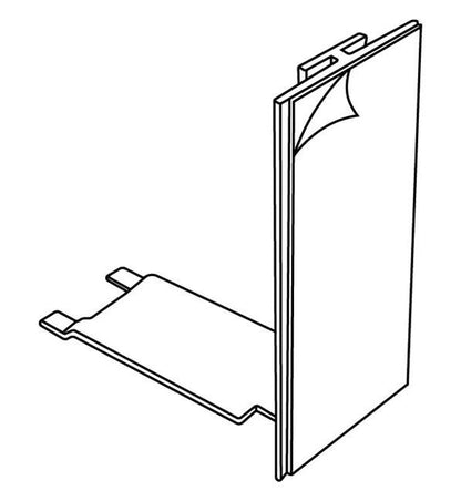 Steel Shelf-Top Adhesive Sign Holder - Image 2