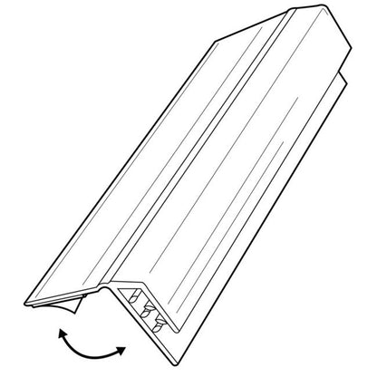 Flush Sign Holder with Flip-Up Gripper - Image 2