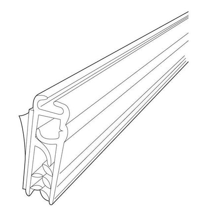 Apollo Banner Hanger 3" Clear PVC Adhesive Grip - Image 2