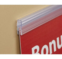 Apollo Banner Hanger 3" Clear PVC Adhesive Grip