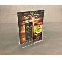 Crystal Clear T-Style Sign Holder with Pocket