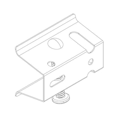 Zinc-Plated Steel Shelf Channel Adapter - Image 2