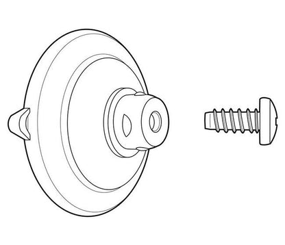 Heavy-Duty Suction Cup Sign Holder with Zinc Plated Metal Screw - Image 2
