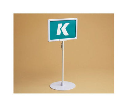 Adjustable Stem K-Frame Sign Holder - Plastic, 8.5" x 5.5" - Image 1