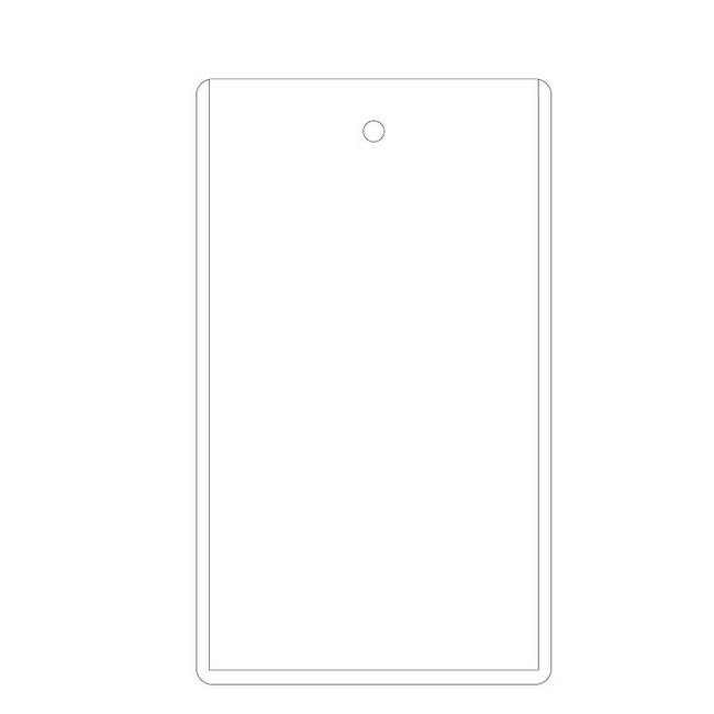 Clear Print Protector Sleeve with Hole - Image 2