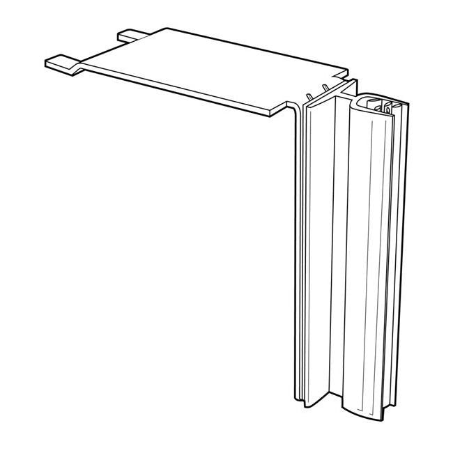 0.100" Grip Capacity Metal Shelf-Top Sign Holder - Image 2