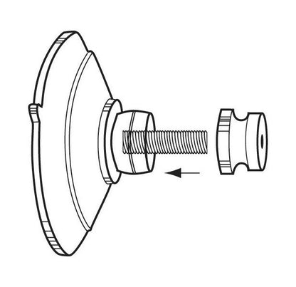 Heavy Duty Suction Cup with Reinforcing Rings - Image 2
