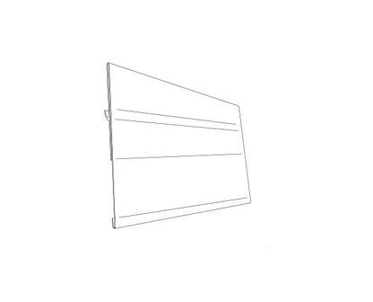 2-7/8" Economy Covered-Face Center Mount Sign Holder - Image 2