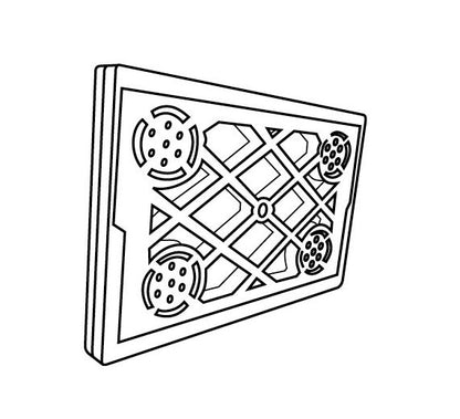 K-Ads® Shopping Cart Sign Frame - Image 2