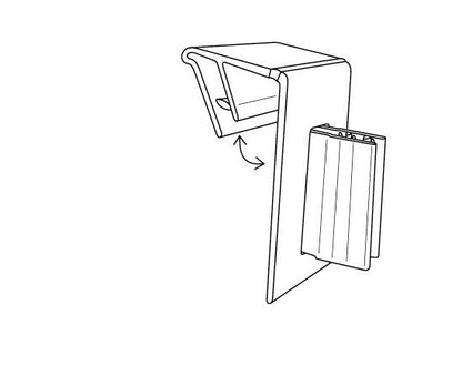 Universal Flag Sign Holder with Angled Hinged Design - Image 2