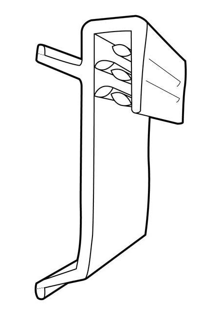 1" Gripper Shelf Channel Sign Holder - Image 2