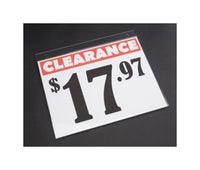 Acrylic Sign Holder with Holes