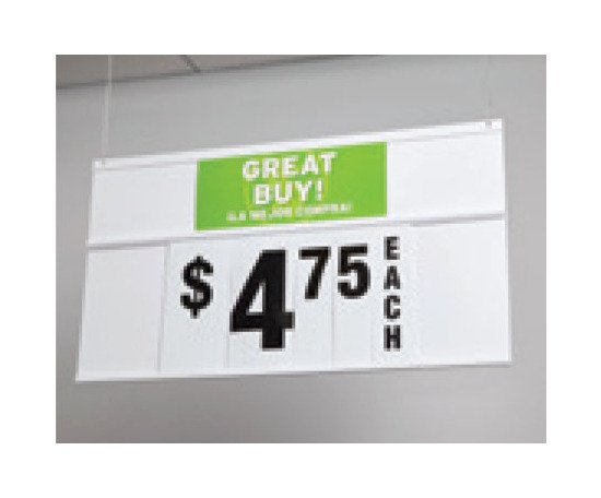 21" Spiral Sign Board for Retail Displays - Image 1