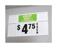 21" Spiral Sign Board for Retail Displays