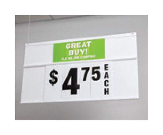 21" Spiral Sign Board for Retail Displays - Image 1