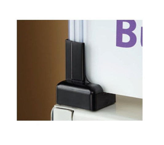 White Contoured Adhesive Boot System Base - Image 1